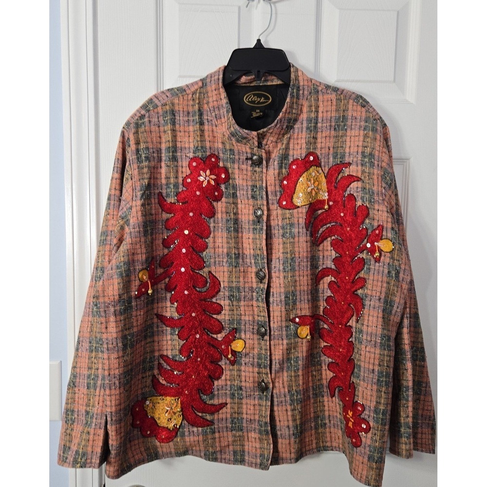 Alex Kim Womans‎  Blazer Plus Size 3X 100% Cotton